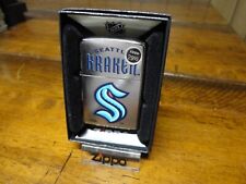 SEATTLE KRAKEN NHL OUT OF PRINT ZIPPO LIGHTER MINT IN BOX picture