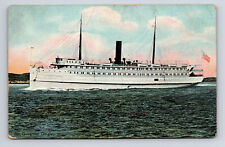 Str. SS Governor Dingley Steamship Portland Maine ME Postcard Printed in Germany picture