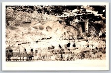 Mountain Rock Formation RPPC Postcard Unknown Location picture