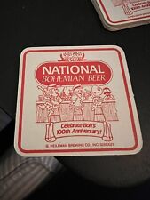 RARE 40 Vintage National Bohemian Beer Coaster Heileman Brewery Natty Bo 100th picture
