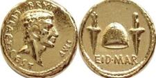 Brutus Eid Mar Assassination of Julius Caesar Roman REPLICA REPRODUCTION COIN GP picture