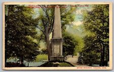 Battle Concord Old North Bridge Minute Men Statue Monument Sculpture PM Postcard picture