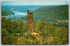 Aerial View Bowmans Hill Tower Washington Crossing State Park Bucks PA Postcard picture