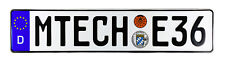 MTECH E36 BMW German License Plate picture
