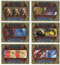 STAR TREK ENTERPRISE SEASON 1 SULIBAN GENETIC ENGINEERING INSERT SET S1-S6 (6) picture
