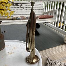 Vtg Rexcraft Official Brass Bugle Boy Scouts of America w/ mouthpiece Restore picture