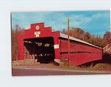Postcard Covered Bridge Dreibelbis Station Pennsylvania USA picture