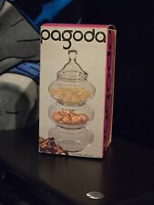 Vintage 1970’s Pagoda Anchor Hocking –Stacking Apothecary Jars  picture