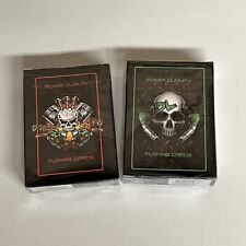 Two Pc Lot Diesel Life Poker Quality Playing Cards NIP HTF picture