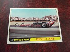 1968 Topps Hot Rods #49 Dragster Devil Cart TRADING CARD NM/MT picture