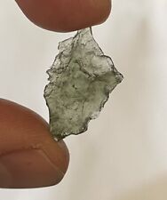 Natural Moldavite Crystal Besednice 1.27 grams 6.35 ct Very Small Piece picture