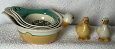 Grasslands Road Nesting Duck Measuring Cups and S&P Shakers Set Elmsford, NY USA picture