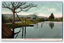 c1910s View Of Smith's Dam Hughesville Pennsylvania PA Unposted Antique Postcard picture