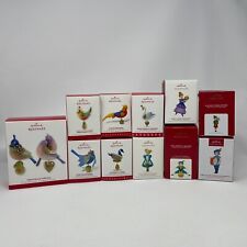 Hallmark Keepsake 12 Days of Christmas Complete 2011-2022 Set 12 Year Collection picture