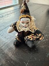 Porcelain Head Clown Artmark By Chicago Doll 5” Collectible Circus Scary Movie picture