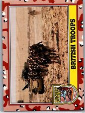 1991 Topps Desert Storm - #192 British Troops picture