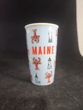 Starbucks Maine Ceramic Tumbler, 12 oz. Lobster's, Lighthouses, HTF  picture