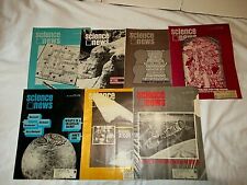 Lot of 7 Vintage Science News Magazines 1975 picture