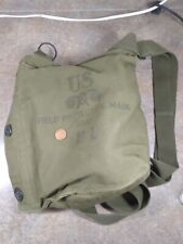 Vintage Korean / Vietnam War US Army M9A1 Gas Mask With Canvas Bag BS-248-8532 picture