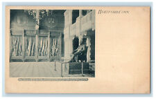 c1900s Trophies and Governor Buckingham Statue, State Capitol CT Postcard picture