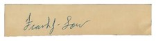 RARE “Infrared Astronomy Pioneer” Dr Frank J. Low Hand Signed 1X5 Card picture