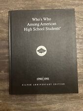 Who's Who Among American High School Students 1990-1991 Hardcover IN MI picture