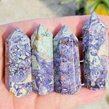 10g Natural Sugilite Crystal Quartz Obelisk Tower Wands Point Reiki Healing 1pc picture