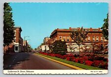 Lockerman St. Dover Delaware Vintage Unposted Postcard picture