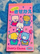 At That Time Cheerly Cham Seal Dress Up Showa Retro Sanrio Stationery picture