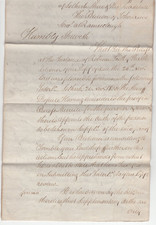1808 Scottish Paternity Court Petition Signed by Charles Erskine /Walter Scott picture