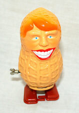 Jimmy Carter NOS Walking Peanut Wind-up Japan Plastic Presidential Parody 1976 picture