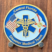 Central Florida Disaster Medical Team EDC Orlando 2019 Challenge Coin M#34 picture