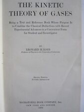 Aeronautical engineering vintage book: Kinetic Theory of Gases 1934 picture