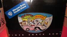Vtg Warner Bros. Studio Store Looney Tunes Characters Bowl. Daffy's Snack O Rama picture