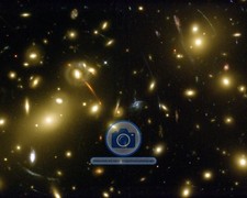 ABELL 2218 GALAXY CLUSTER GRAVITATIONAL LENSING 8X10 PHOTO picture