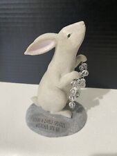 Grasslands Road Rabbit Holding Crystals Wilderness Figurine 7” HTF Leave Sparkle picture