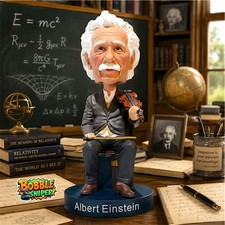 ALBERT EINSTEIN Theoretical Physicist "Theory of Relativity" Inventor Bobblehead picture