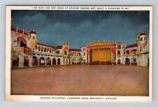 Chicago IL-Illinois, Panoramic Aragon Ballroom, Vintage Postcard picture