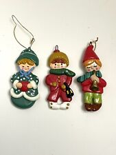 Vintage Christmas Ornaments ~ Set of 3 ~ 1970s ~ Korea picture