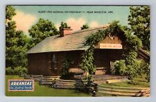 Winslow AR-Arkansas, Albert Pike Museum, Antique Vintage Souvenir Postcard picture