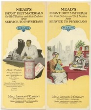 1920s Mead Johnson & Co Infant Diet Materials brochure - Evansville Indiana picture