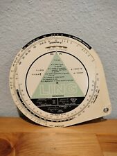 Vintage Ling Electronics Circular Slide Rule LTV Altec Inc. USA Calculation picture