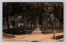 Hutchinson MN-Minnesota, Central Park, Antique Vintage Souvenir Postcard picture