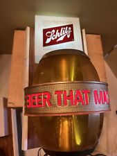 1965 Schlitz Barrel Motion Sign The Beer That Made Milwaukee Famous Sconce Light picture