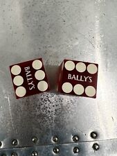 Vintage Bally's Las Vegas  Casino Dice - 2 used dice picture