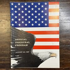 Official Inagural Program - January 20, 1961 - Vintage JFK Presidential Book picture