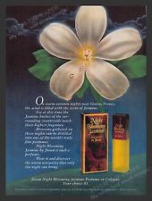 Jovan Night Blooming Jasmine Fragrance Promo 1980s Print Advertisement 1980 picture