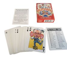 Politicards 2000 Vintage Playing Cards Complete Deck 54 Comic Caricatures picture