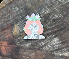 Mental Health Awareness Enamel Pin Badge Grow Positive Thoughts MIND picture