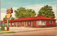 Vintage 1950s RENO Nevada Postcard MARY'S MOTEL Highway 40 Roadside Linen Unused picture
